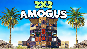 The Amogus.  STRONG 2×2 with FOUR WALLS to the TC | Rust Base Design