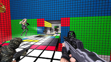Counter-Strike Source: Zombie Escape Mod - ze_colors_v1 on Unloze