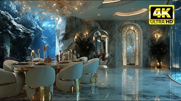 💎 Inside a $180,000,000 White & Gold Nautilus Palace | Ultra-Luxury Marble Dream Home in 4K