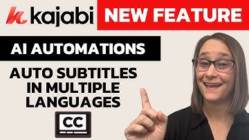 AI FAST Auto-Generated Subtitles Directly in Kajabi | Full Walkthrough 2025