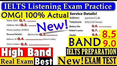 IELTS LISTENING PRACTICE TEST 2025 WITH ANSWERS | 10.11.2025