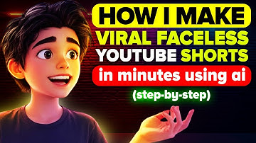 How I Make Viral Faceless YouTube Shorts in Minutes Using AI (Step-by-Step)
