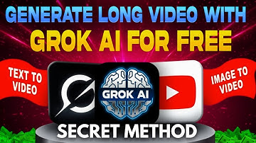 Grok AI Secret Trick to Generate Long AI Videos For FREE  (Tutorial for YouTube Automation)