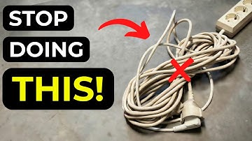 How to Wrap Extension Cords the Right Way (No More Tangles!)