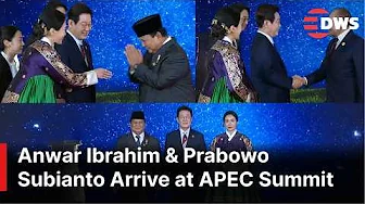 APEC 2025 Grand Welcome: Malaysia's Anwar Ibrahim & Indonesian Prabowo Step onto Global Stage | AQ1E