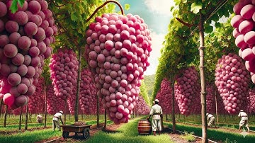 Cách Người Nhật Chăm Sóc Và Thu Hoạch Nho - Loại Nho Đắt Đỏ Nhất Thế Giới