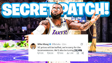 ANOTHER PATCH… VC BUFFED. VC SCAM. PARK LEAKED.