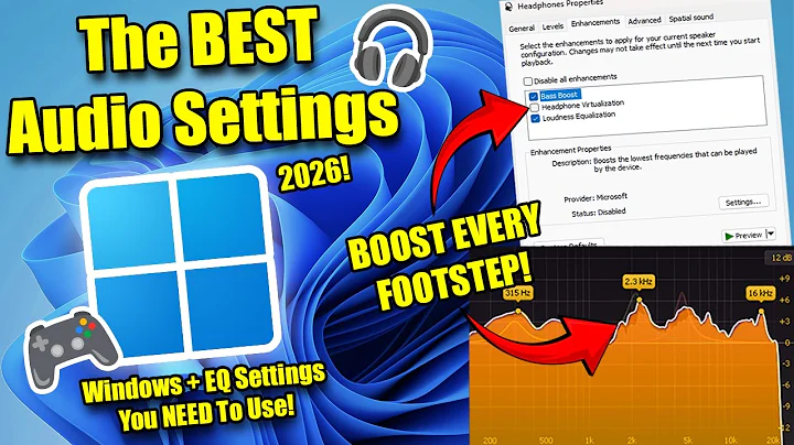 The BEST Windows Sound Settings for Gaming – BOOST EVERY Footstep! (Warzone, CS2, Apex, PUBG & More)