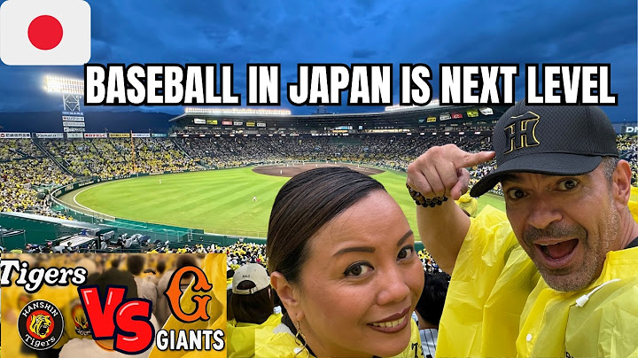 Japanese Baseball Fans Are WILD – Tigers vs Giants!