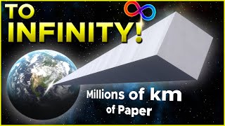 ⚠️ Can you FOLD a PAPER to INFINITY?? ►►► 3D Comparison