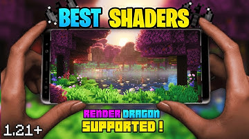 🔥TOP 5 NEW Shaders For Minecraft PE 1.21+ | Full Render Dragon Supported (2025)