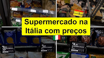 COMO É UM SUPERMERCADO NA ITÁLIA 🇮🇹! PREÇOS E PRODUTOS