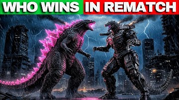 Evolved Pink Godzilla vs Mechagodzilla Rematch 🥶| Monsterverse | Godzilla x kong