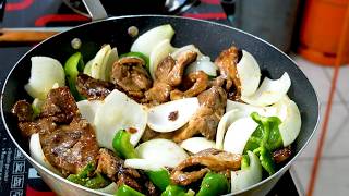 Stir-Fried Lamb Chops with Green Peppers & Onions | Quick & Delicious Cantonese Recipe!