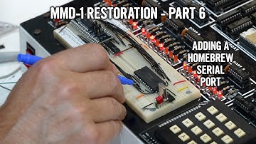 MMD-1 Mini Micro Designer Part 6: Breadboarding a homebrew serial port