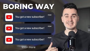 3 Boring but EASIEST Steps to Get 1,000 YouTube Subscribers