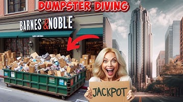 Jackpot!!  Dumpster Diving at Retail Stores!  Let