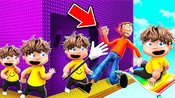 Gebruik CLONE HACKS om mijn vader voor de gek te houden in Roblox Troll Tower!