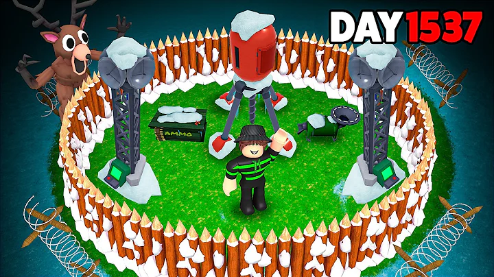 I Built The SAFEST SNOW BASE In 99 Nights In The Forest!