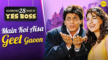 Main Koi Aisa Geet Gaoon - HD VIDEO | Shah Rukh Khan & Juhi Chawla | Yes Boss | 90