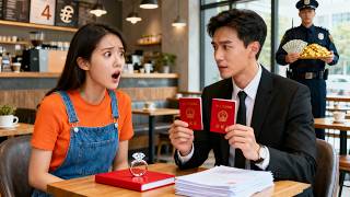 Girl dresses ugly to test CEO husband—shocks all when she removes makeup! #drama #movie