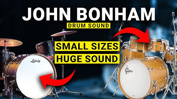 Huge Sounding Drums on a "Small" Kit! - The "John Bonham Sound" | Recreating Iconic Drum Sounds