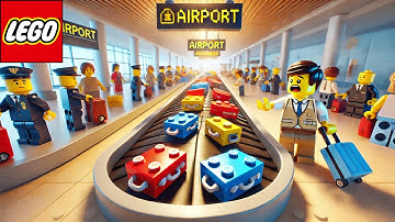LEGO Airport Model Delivers Luggage in the Wrong Order