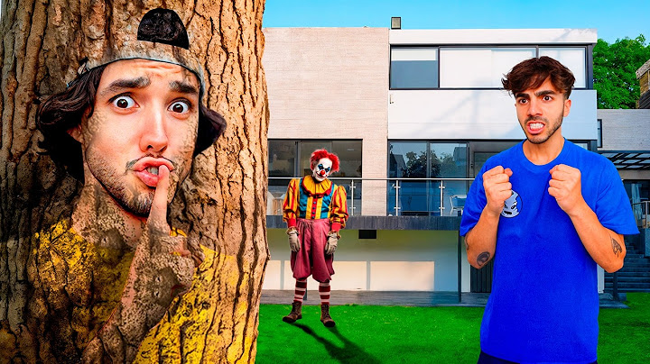 ESCONDIDAS CON CAMUFLAJE EN CASA DE FEDE VIGEVANI