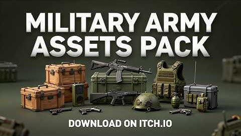 Military Army Game Assets Pack – Ready-to-Use for Your Game | Available on itch.io