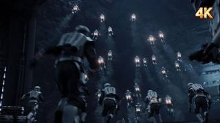 Freedom of Mandalorian Epic Air Battle scene: Din, Grogu, and Bo-Katan's Ultimate Fight Moment #4k