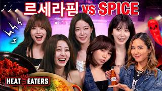 Le Sserafim (르세라핌) Eats the Spiciest Meal of Their Life | Heat Eaters