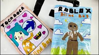 Toca Boca|Roblox|  Blind Bag |Compilation unboxing! | Paper DIY asmr#diy #asmr #blindbag #