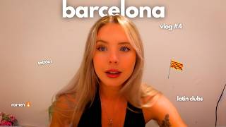 BARCELONA VLOG #4 | tattoos, ramen, latin clubs & Barry's