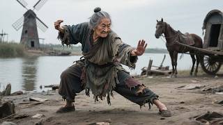 2025 Wuxia Hit! White-haired granny stuns all—one strike, five dead, silence falls!