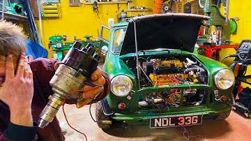 SWAPPING DISTRIBUTOR BLEW MY MIND in my supercharged mini - Fixing The Big Bogey Part 3