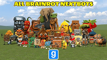 Gmod: All Brainrot Nextbots // New Brainrots Mods █ Garry