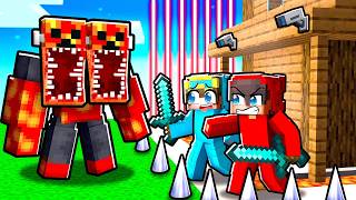 EVIL YouTubers vs Security House in Minecraft!