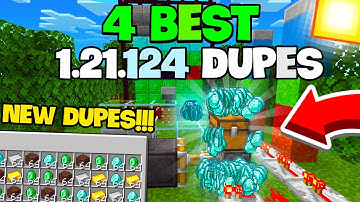 4 EASY Duplication Glitches – Minecraft Bedrock 1.21 (NEW)