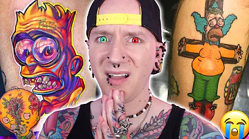 The Simpsons Tattoos That Should NOT EXIST | Tattoos Gone Wrong 27 | Roly