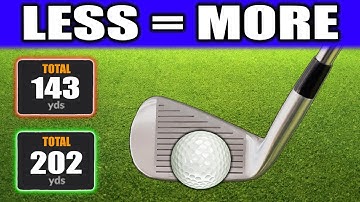 Swing SLOWER but hit the golf ball FURTHER. Every golfer NEEDS this!!