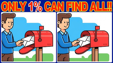 Genius Level Spot the Difference: Only 1% Can Solve! (10-Minute Brain Workout)