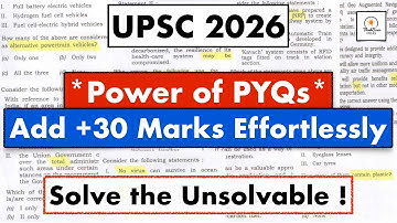 ANALYSE PYQs: 70% Questions from PYQs Only ( UPSC Hints Decoded ) #thinkbasicfolks #upsc #ias