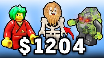 10 VERY RARE LEGO Minifigs You