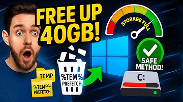 Delete Hidden Junk Files in Windows 10/11 🔥 Free Up 20–40 GB Instantly! (No Software Needed)