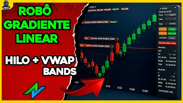 🤖 O Robô GRADIENTE COMPLETO que 99% Não Conhece (Opera Tendência E Consolidação Com Vwap Bands!)