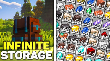 How To Get INFINITE Storage In Minecraft! (Sophisticated Storage Mod Guide)