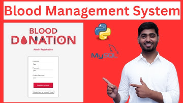 Blood Donation System Using Tkinter and MySQL | Final Year Python Project