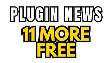 11 FREE PLUGINS + Big Sales! 🔥 HUGE Week for Music Producers - Music  Production News