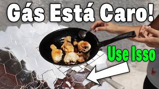 No Cooking Gas! Firewood and Coal, This Is Much Better, How to Make a Solar Stove