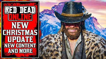 NEW CONTENT is Finally Here! The NEW Red Dead Online CHRISTMAS UPDATE Today! (RDR2)